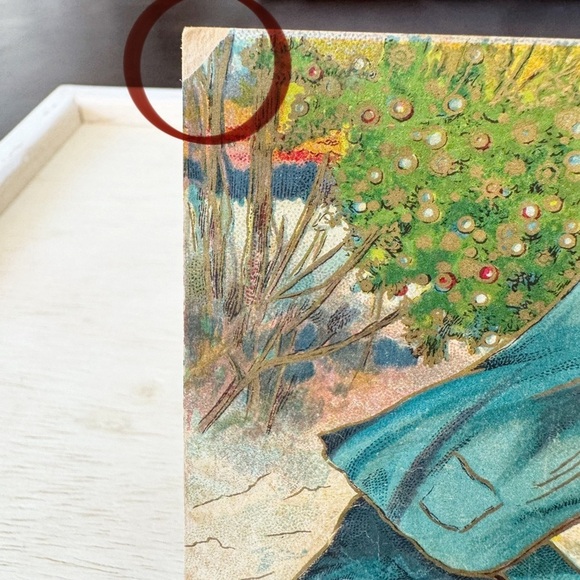 Antique Postmarked 1909 Mailman Delivering Santa's Telegram Holiday Postcard - Picture 4 of 11